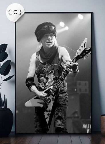 Michael Schenker Poster 12x18 Inch Live Concert Photo Rare Wall Art Print - MS03 - Picture 4 of 6