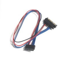 Slimline 13 pin SATA Female to 22 Pin SATA Male Cable Adapter   20 Inches