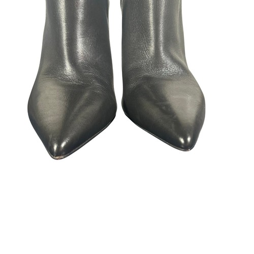 Botas al tobillo Louise et Cie de cuero negro para mujer punta de 8,5 punta tacón alto - Imagen 2 de 12