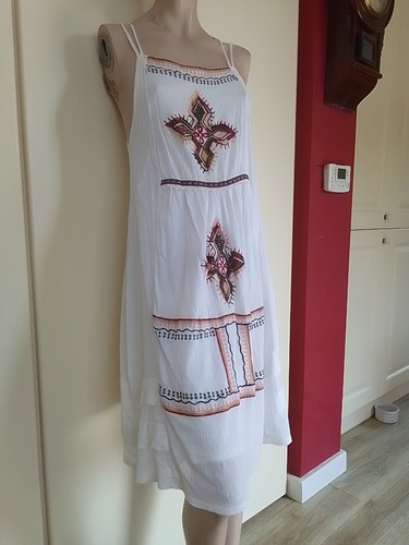 Boho Hippie Sommerkleid. wunderschön gefüttert und gestuft S/M