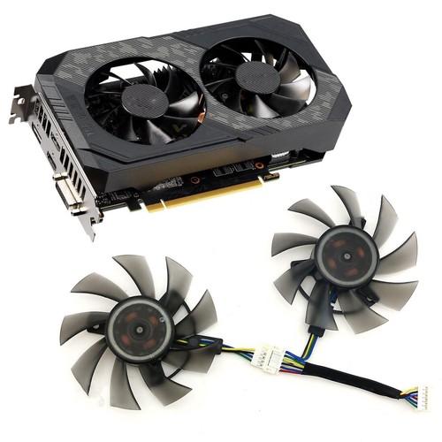 Cooler Fan For ASUS RTX 2060 RTX 1660Ti 1660 1650 TUF FD8015U12D Graphics Card - Afbeelding 5 van 8