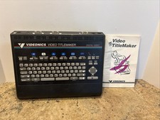 Videonics Video Titlemaker Digital Video Vintage TM-1 NTSC UNTESTED
