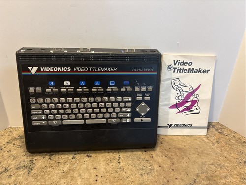 Videonics Video Titlemaker Digital Video Vintage TM-1 NTSC UNTESTED