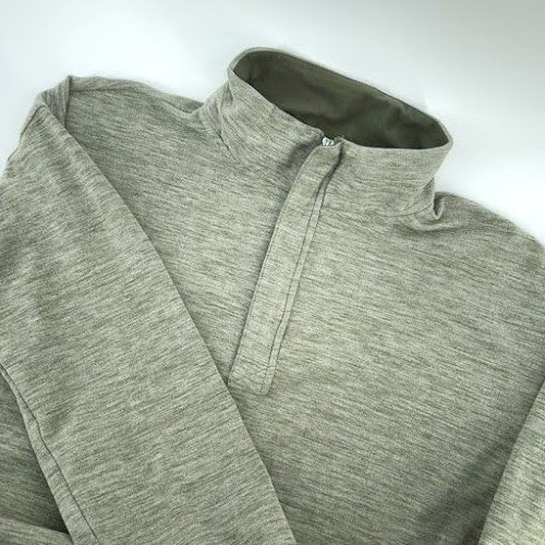 Avalanche 1/4 Zip Pullover Mens Large Olive Green Outdoor supply active Hiking - Picture 1 of 9