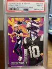 2024 Panini Rookies & Stars - Rookie Exclusive Drake Maye #RE-DME Purple /35 PSA