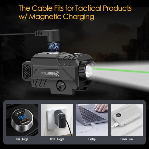 DEFENTAC USB Magnetic Charging Cable Compatible with Tactical Products... - 第 2/4 張圖片