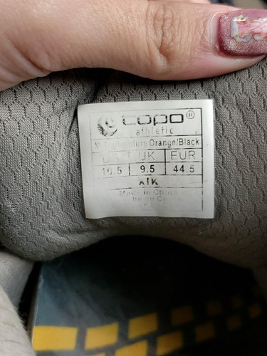 Topo Athletic Herren Trailventure Mittel Wanderschuhe Orange/Schwarz Größe 10,5 - Bild 12 von 14