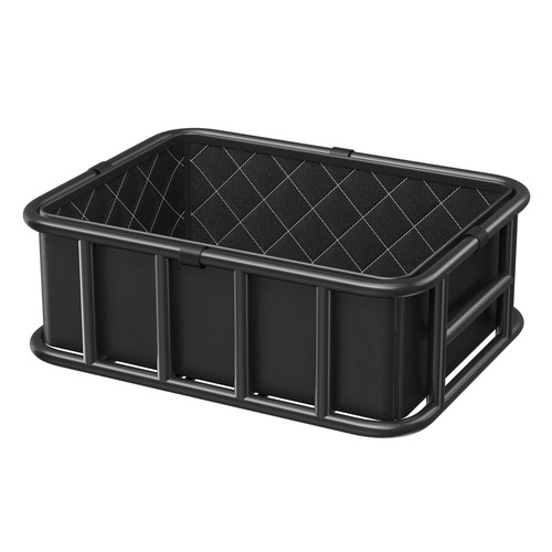 Rear Bike Basket Large Bicycle Basket with Cargo Net Rainproof Cover Liner - Picture 11 of 12
