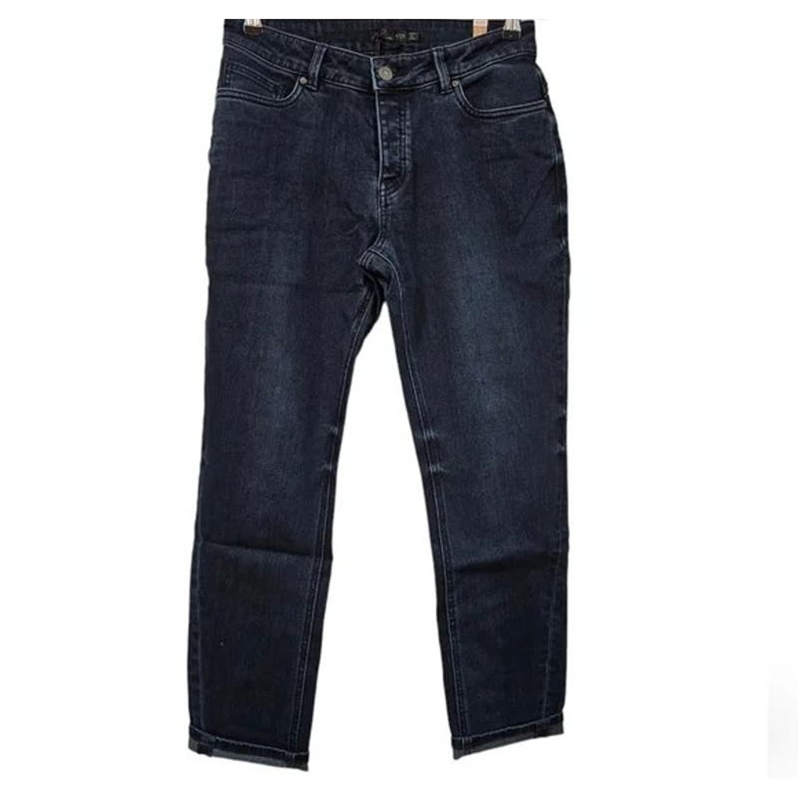 NWT prAna Buxton Mid-Rise Crop Button Fly Slim Boyfriend Str