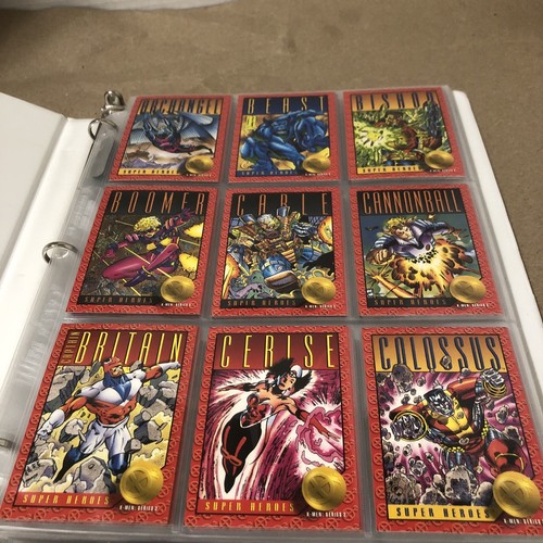 1993 SkyBox Uncanny X-Men Series II Complete In Folder & 4 Bounce Cards +++ - Picture 3 of 20