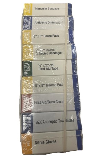 Kit pronto soccorso solo 740010 compatibile ANSI per 10 persone ricarica 65 pz/KT - Foto 3 di 4