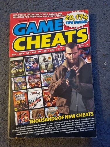 Game Cheats Volume 1 Book - Gaming Book - Free Postage