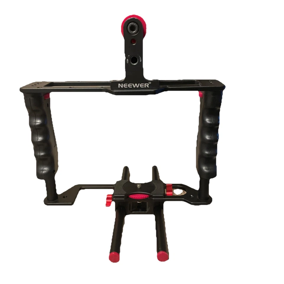 Neewer Film Making Camera Video Cage Kit Top Handle Grip Shoe Mount Shoe Mount - Image 3 of 4