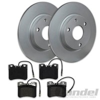 Bremsscheiben 238Mm + BelÄGe Vorne Passend FüR Citroen AX Saxo + Peugeot 106