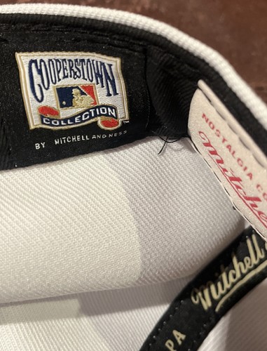 Boston Red Sox Mitchell & Ness Cooperstown Kollektion nicht verstellbar 7 3/4 neu weiß - Bild 8 von 10