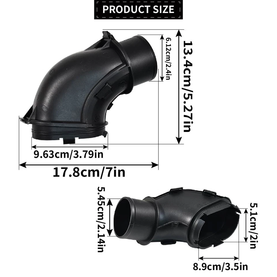 Boîte De Filtre À Air Sortie Coude Tuyau Air Filtre Pour Clio 4 Dacia-165001258R - Photo 2/4