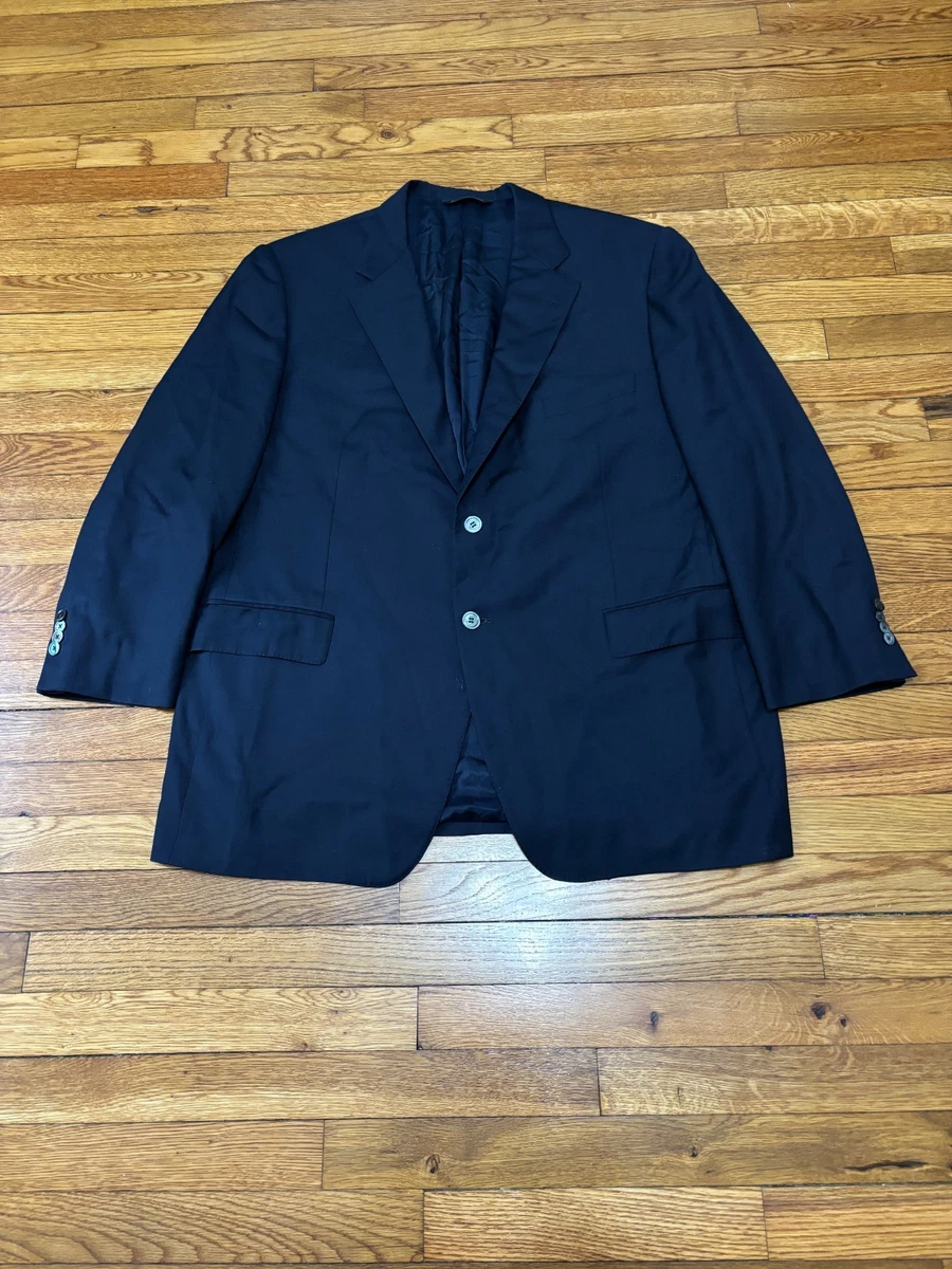 Blazer Samuelsohn 100% Laine Bleu Marine – Occasion Très Bon état, Taille 42R