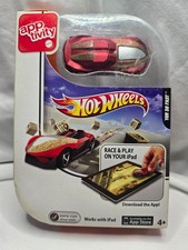 Hot Wheels Apptivity Toy Car Race  Play Works "YUR SO FAST" 2011 Mattel red