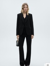 mango linen blazer