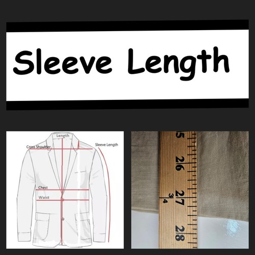 Ralph Lauren Mens Suit 54R Jacket 56L Pants 100% Linen Light Beige *READ* - Picture 21 of 24