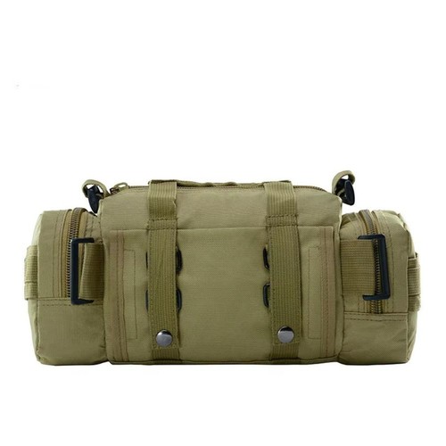 Borsa a tracolla tattica MOLLE marsupio vita marsupio caccia escursionismo militare campeggio borsa - Foto 8 di 13