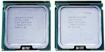 LOT OF 2 INTEL SLANV CPU Xeon 2.5GHz 12MB 1333MHz Quad-core LGA771 E5420