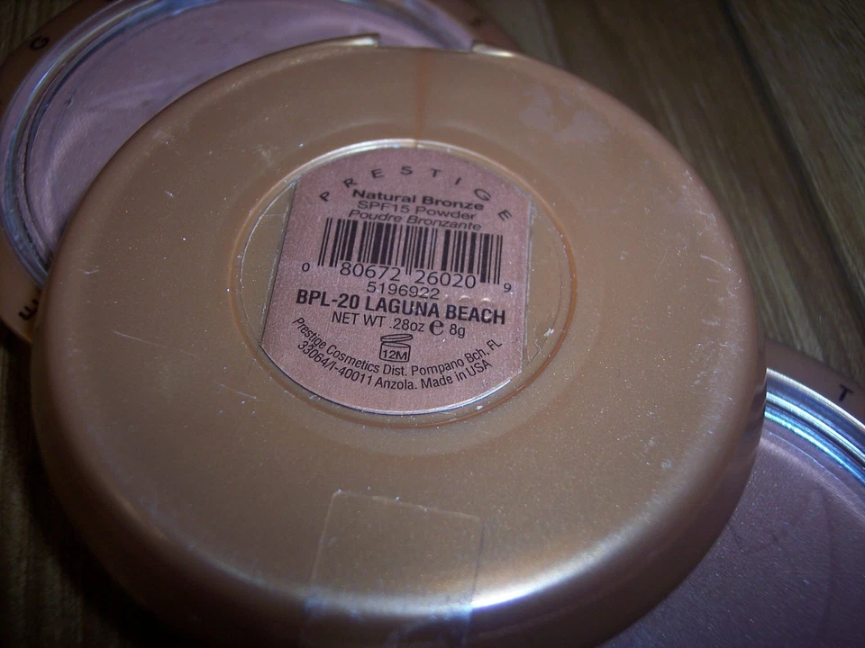 Polvo de bronce natural 3 PRESTIGE - BPL-20 Laguna Beach NOS SHELFPULLS W9 Foto 2 de 2