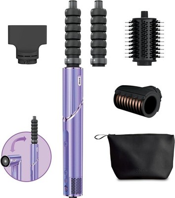 Shark FlexStyle Air Styler Haartrockner Orchid Sunrise 4in1 HD434UKPU - Neu Versiegelt
