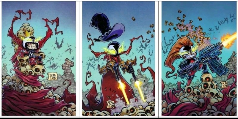 SPAWN Skottie Young COMPLETE CONNECTING Cover SET