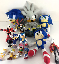 Lot Of Sega Sonic The Hedgehog Plush Toys & F...