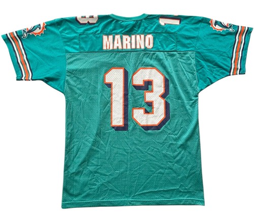 Dan Marino Miami Dolphins NFL Authentic Wilson Jersey Size XL Made in USA #13 - Picture 1 of 6