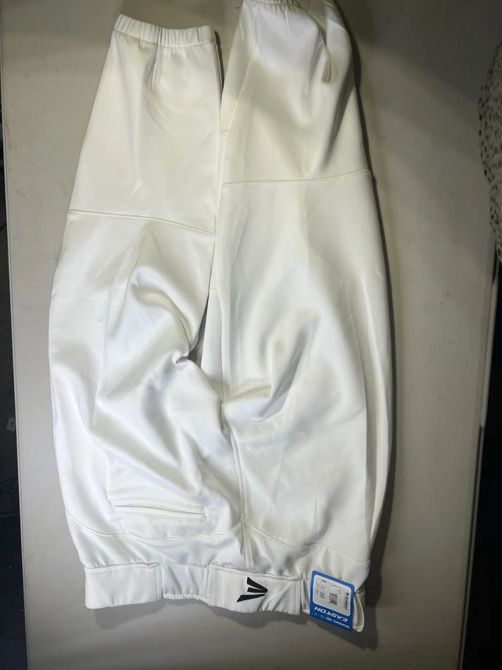 "Pantalones de softbol Easton blancos para mujer talla mediana 29-31""" Foto 3 de 4