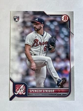 2022 Bowman - Spencer Strider #41 (RC) Rookie Card Atlanta Braves