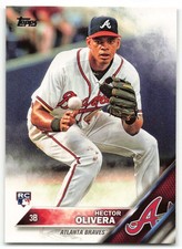 2016 Topps Hector Olivera RC Atlanta Braves #219 Rookie