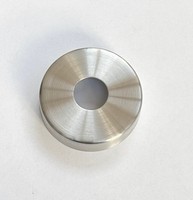 Abdeckrosette Edelstahl 62X15X20,5 Mm Abdeckung V2A Rosetten Va Rosette Deckel