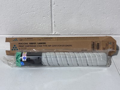 Ricoh Savin Lanier Cyan Printer Cartridge MP C2551 C9125 LD625C EDP 841503 SEALD