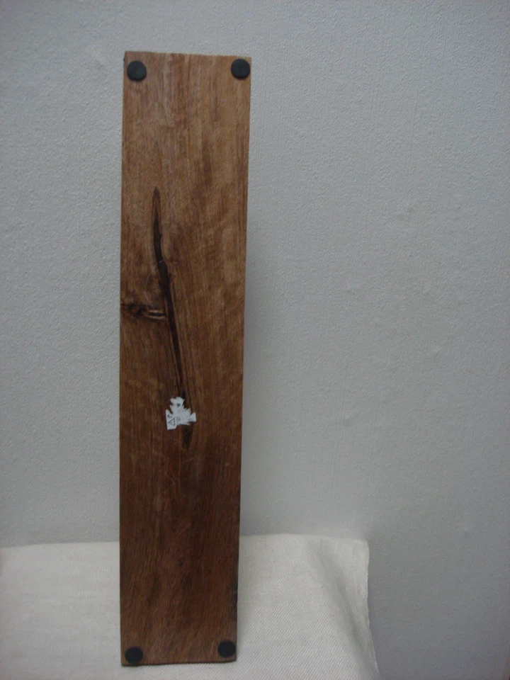 XL Advents-Kerzenhalter Eisen Holz 4-fach Kerzen-Schale Leiste Ständer - Bild 2 von 3