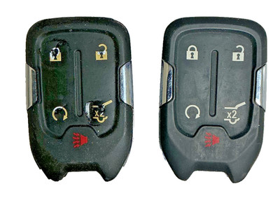 Lot of 2 GMC OEM Keyless Entry Remote Key Fob HYQ1AS ID 46 Chips
