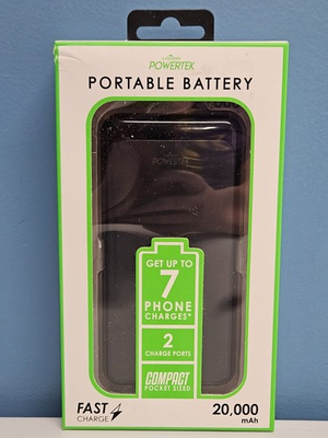 #ad Liquipel Powertek Compact Portable Battery 20000mAh New amp; Sealed $18.95