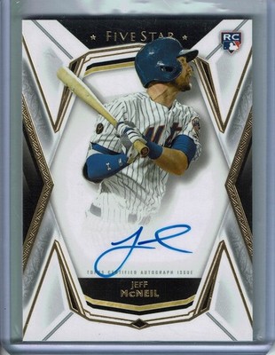 2019 Topps Five Star Auto Jeff McNeil #FSA-JM New York Mets MLB Rookie RC