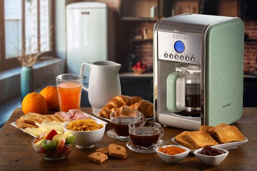 1342 Macchina per Caffè Americano 12 tazze Caraffa in vetro temperato - Foto 10 di 24