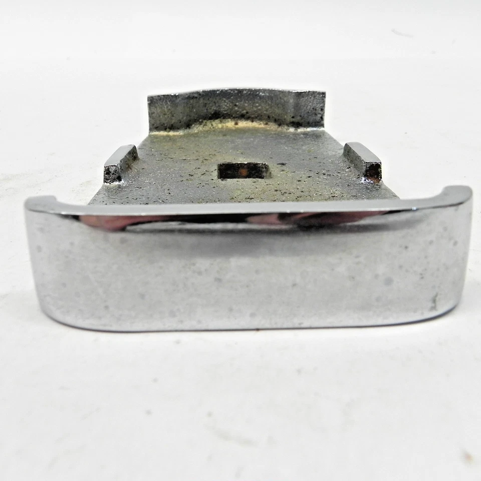 1920-21-22-23-24-25-26-27-28-29 PACKARD PARACHOQUES TRASERO GUARDIA PLACA ESCALONADA CROMADA Foto 3 de 4