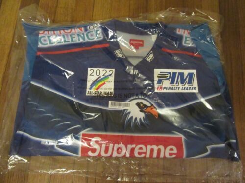 Supreme x Playboy Football Top Jersey SS14 Blue Size S From Supreme x Playboy Football Top Jersey SS14 Blue Size S From