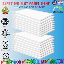 75W LED Panel Light 2x4FT Recessed Edge-Lit Drop Ceiling Troffer LED Flat Light