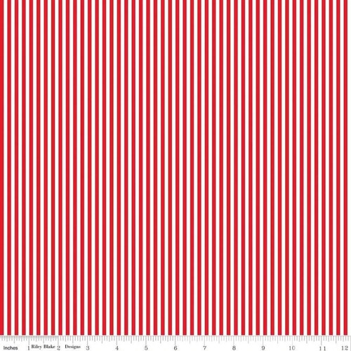 5 Fat Quarters Riley Blake Christmas Basics Dots Stripes Gingham Solids Cotton - Picture 4 of 6