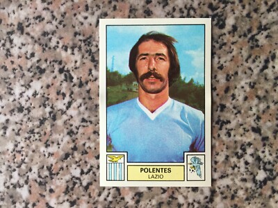 LAZIO POLENTE NO. 173 album PANINI FOOTBALLERS 1975-76 NEW WITH VELINA DBUSTINA