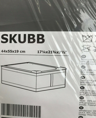 Skubb Ikea Rangement Sac Plastique Sac IKEA SKUBB, Gris, 43 X 53 X