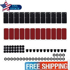 Rear Window Louvers Scoop Louvers Installation Hardware Kit for Ford Chevy Dodge