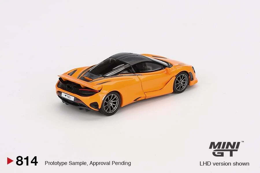 Mini GT MGT00814LHD McLaren 750S McLaren Orange Die Cast 1/64 - Immagine 3 di 3