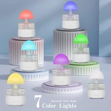 Decorate Bedrooms And Living Rooms With Household Colored Raindrop Humidifiers
